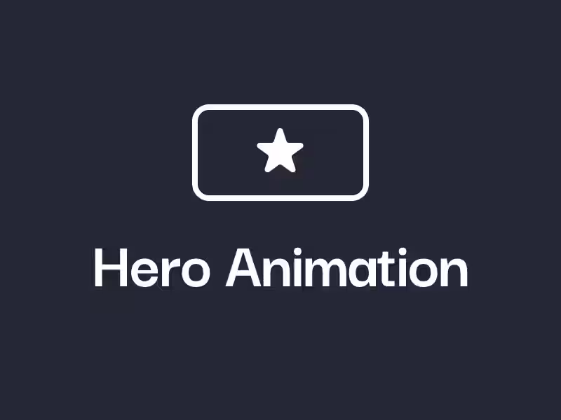 Cover image for Hero Animation