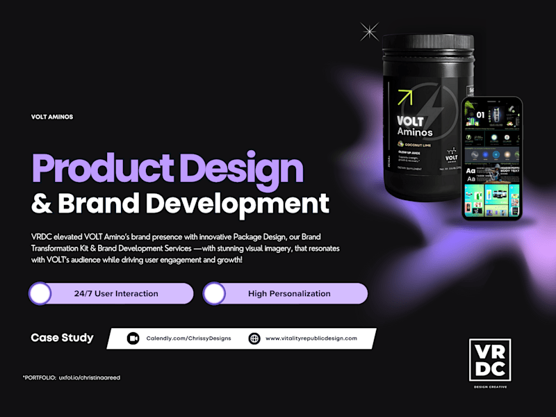 Cover image for VOLT Aminos • Graphic Design, Logo, Package Design + Branding