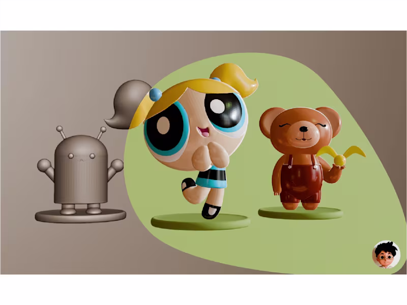 Cover image for I will design 3d cartoon character for 3d printing