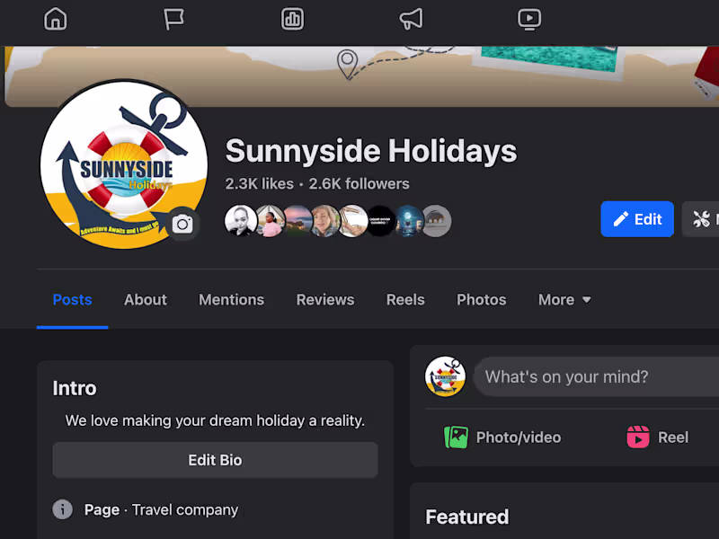 Cover image for Social media manager and content creator