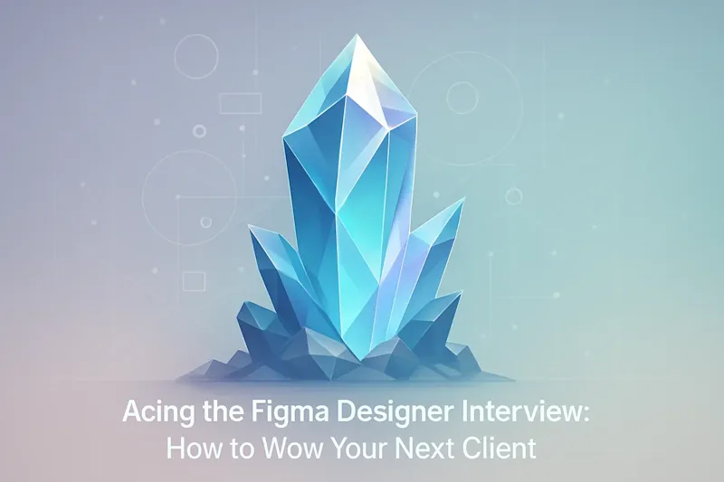 Cover image for Acing the Figma Designer Interview: How to Wow Your Next Client
