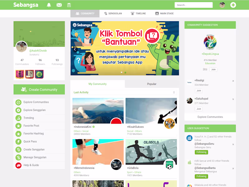 Cover image for Sebangsa Website