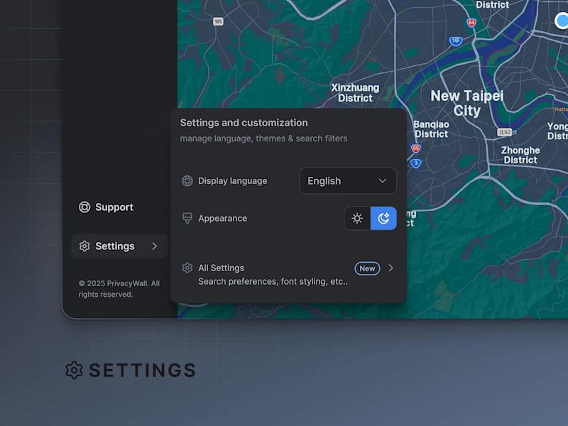Cover image for Maps Settings