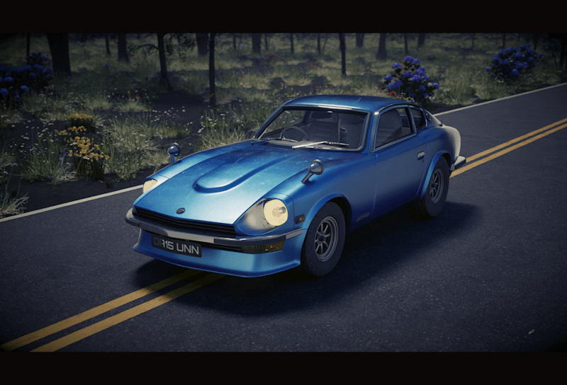 Cover image for Game Ready 1973 Datsun 240z
