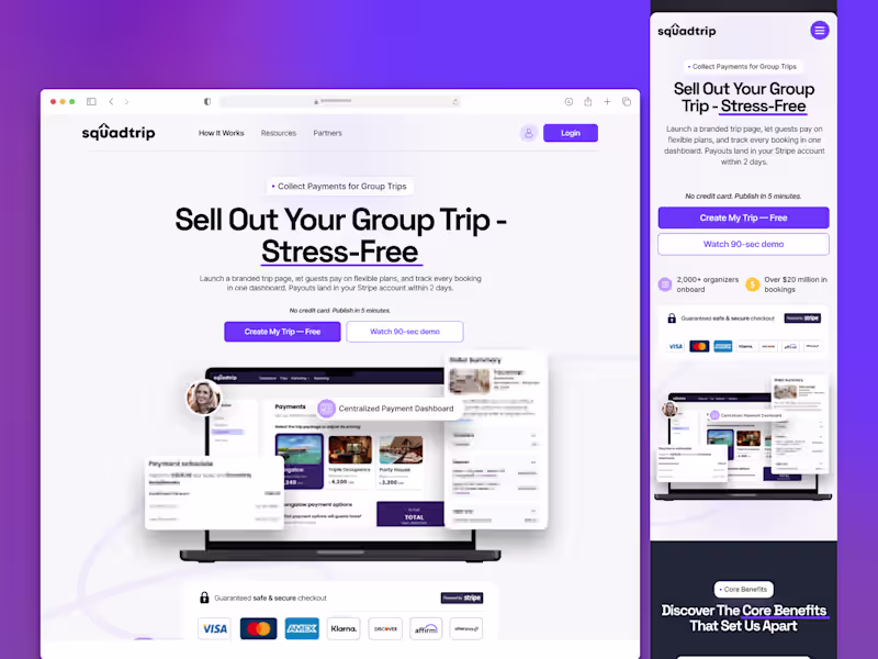 Cover image for Landing page Design