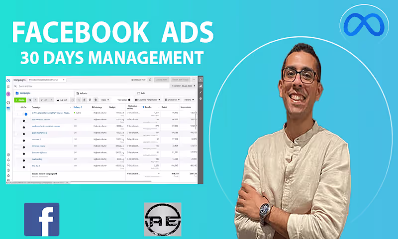 Cover image for I Will manage your facebook ads and instagram ads for a month