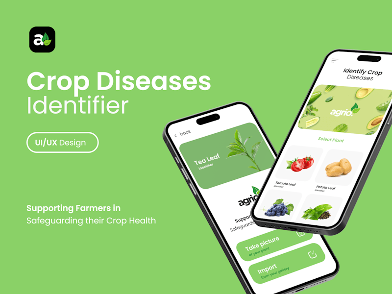 Cover image for Plant Diseases Identifier Mobile App UI/UX Design