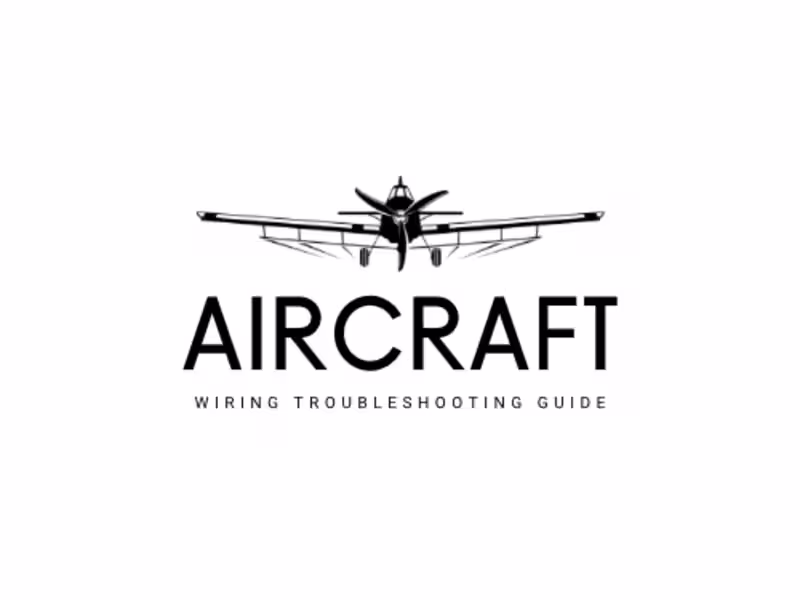 Cover image for Troubleshooting Sample: Aircraft Wiring Troubleshooting Guide