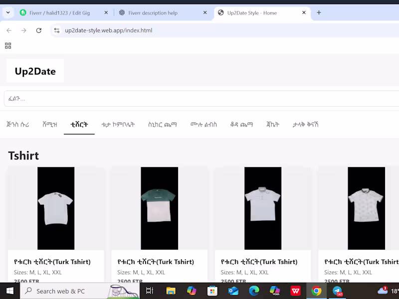 Cover image for E-commerce Web App Development