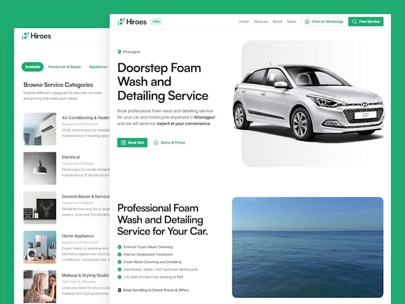 Cover image for Hiroes—Adaptive Website Development