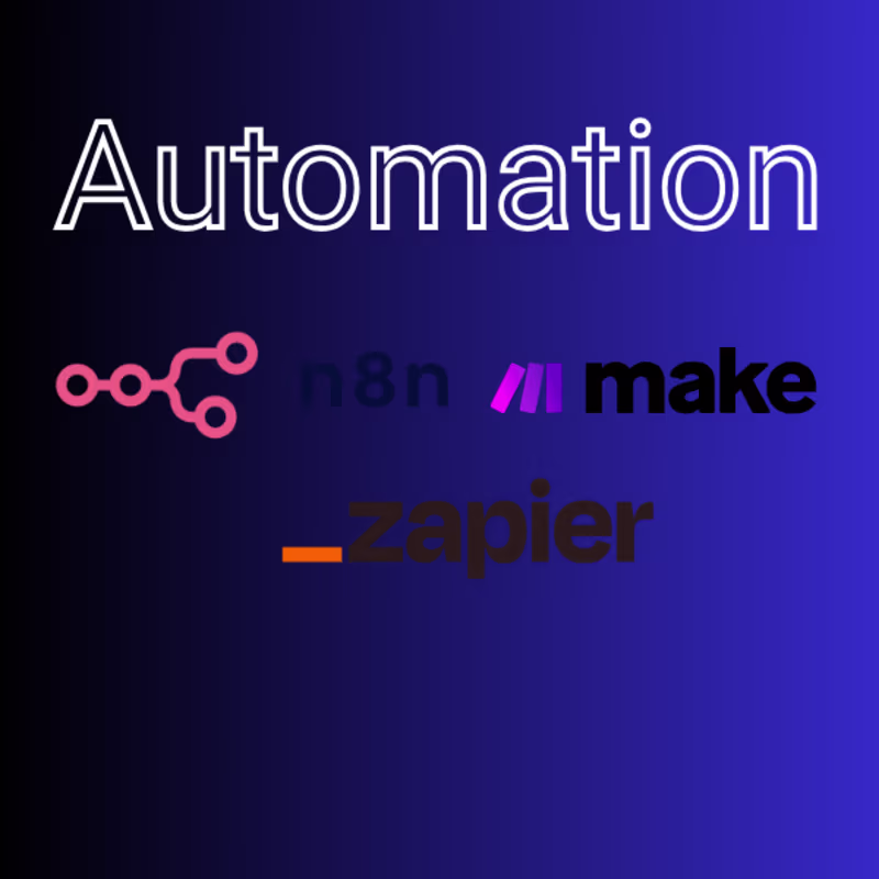 Cover image for AI Automation | n8n, Make & Zapier