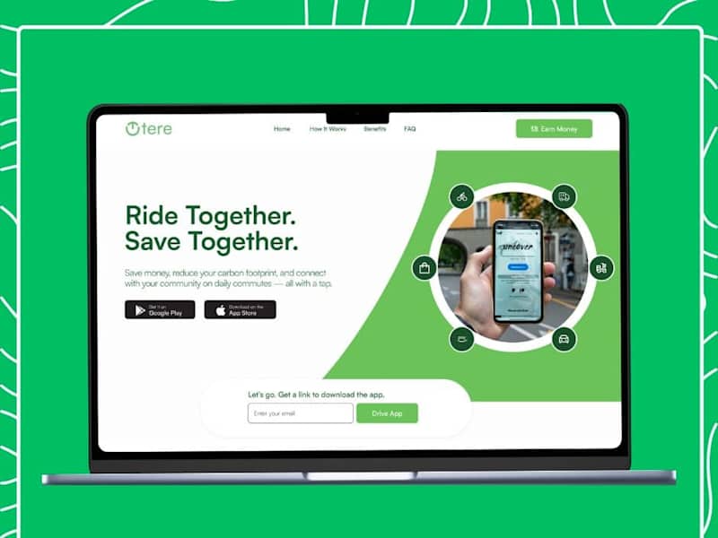 Cover image for Ride-Sharing Platform Website Design