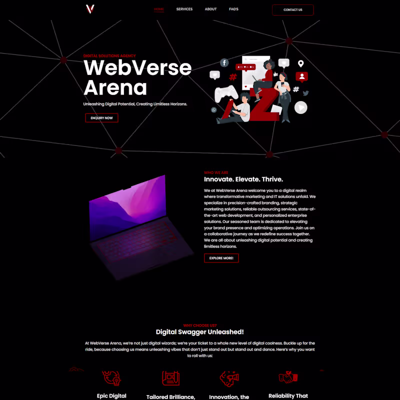 Cover image for Agency Website