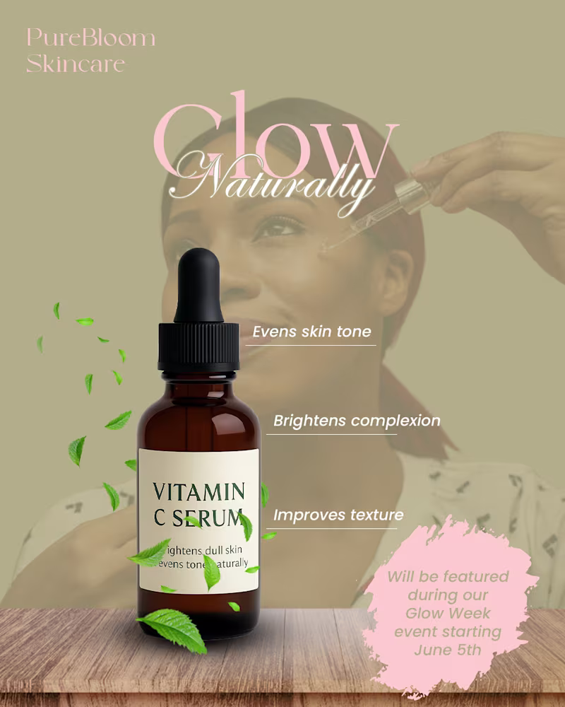 Cover image for PUREBLOOM SKINCARE - PRODUCT PROMOTION