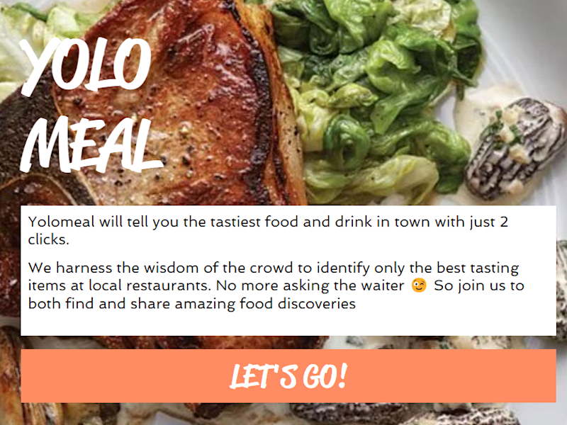 Cover image for YOLO MEAL