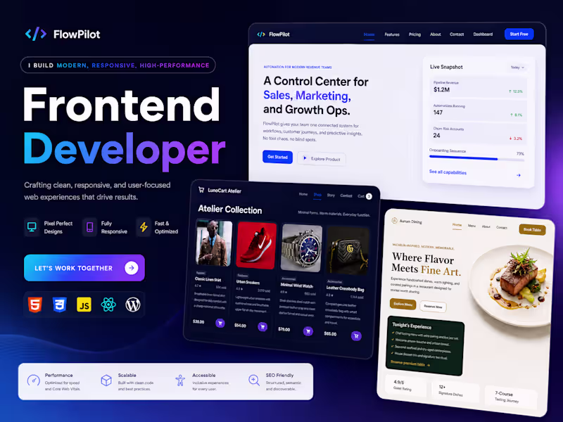 Cover image for Multi-Page Website (3-4 Pages)