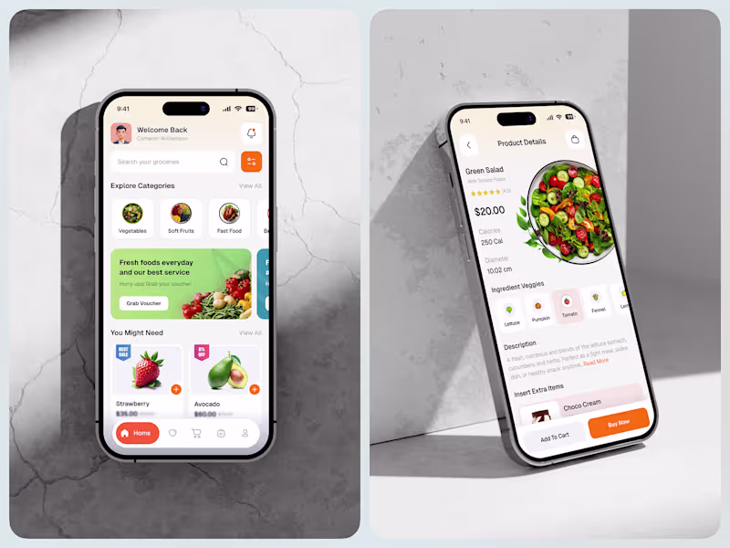 Cover image for Smart Grocery Mobile App Design