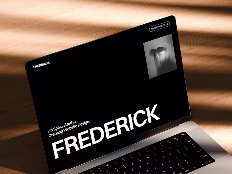 Cover image for Fredrick Portfolio Website Template Development