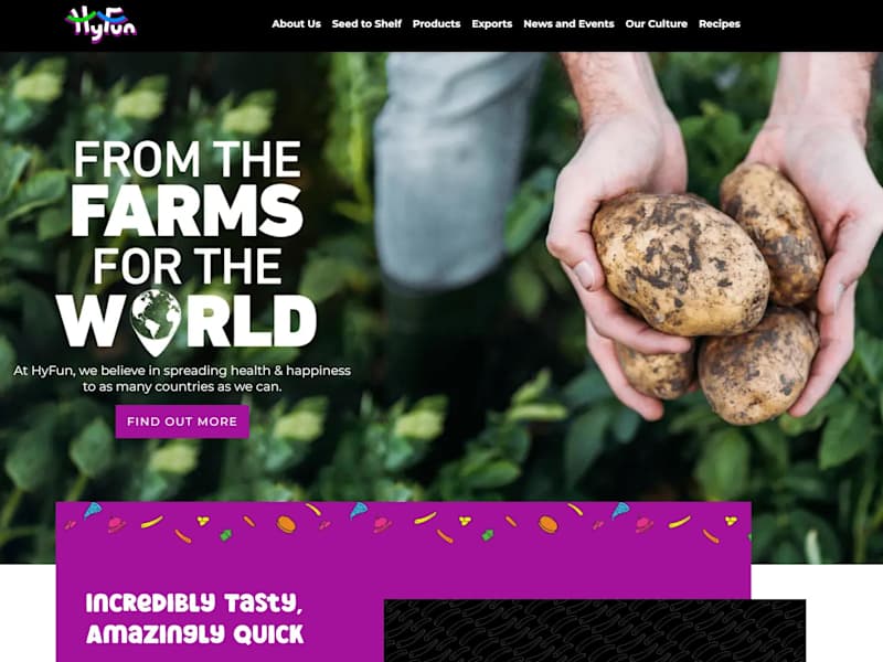 Cover image for HyFun Foods
Veg. Frozen Treat -Wordpress