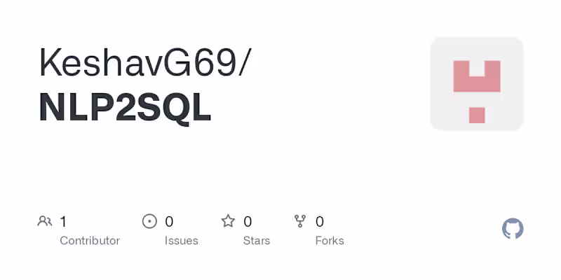 Cover image for Advanced Natural Language to SQL Conversion System