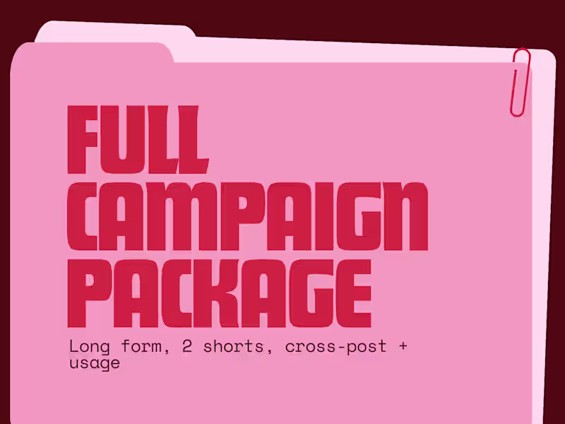 Cover image for Full Campaign Package
