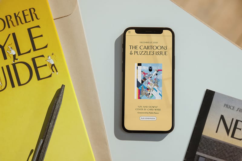 Cover image for The New Yorker Cartoons & Puzzles Web Design