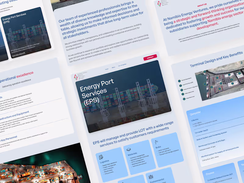 Cover image for Namibev website | UX/UI Design & WordPress Development