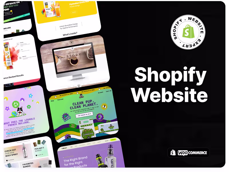 Cover image for Shopify & Woo-Commerce Stores Designed to Launch & Scale Fast