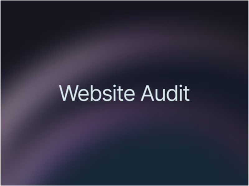 Cover image for Comprehensive Website Audit (UX + SEO + Performance)
