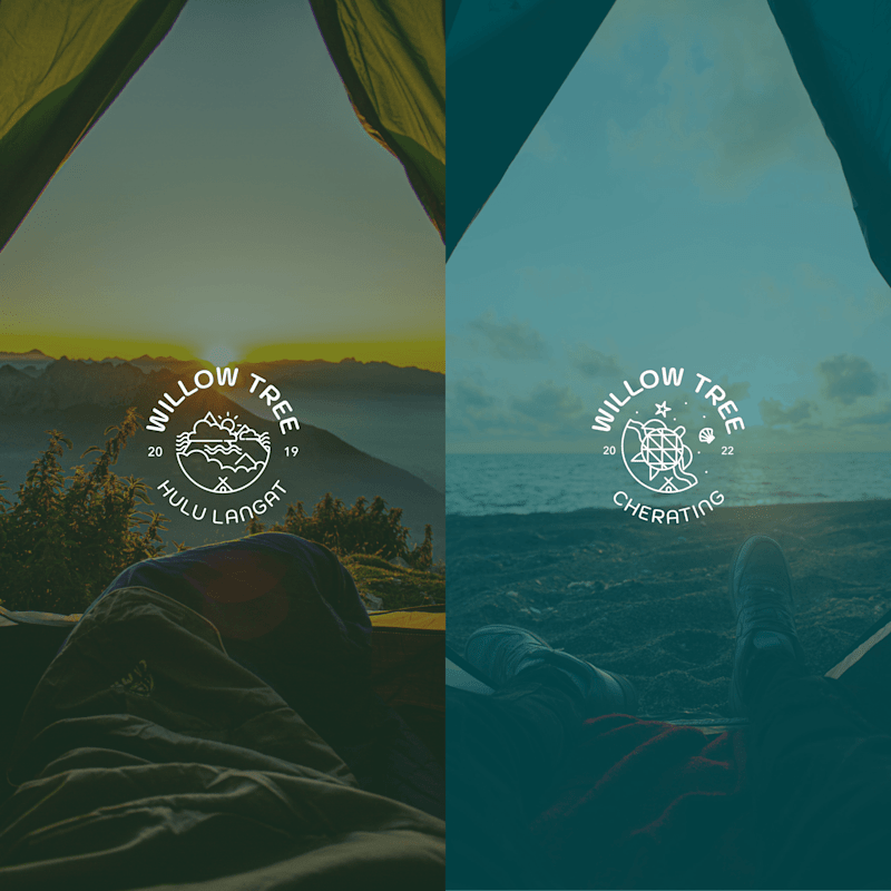 Cover image for Campsite Logo - Sea Cloud Mountain & Sea Turtle Beach