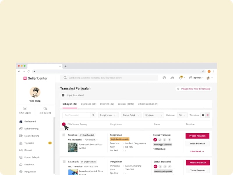 Cover image for Redefine Seller transaction process using the Kanban system