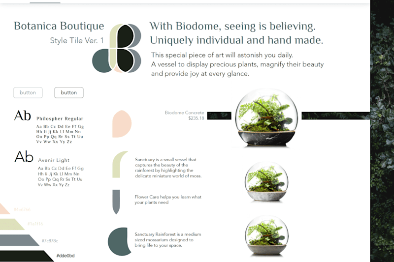 Cover image for Botanica Boutique – Website Refresh