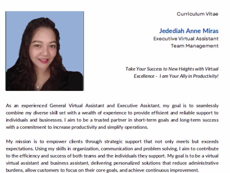 Cover image for Executive Assistant