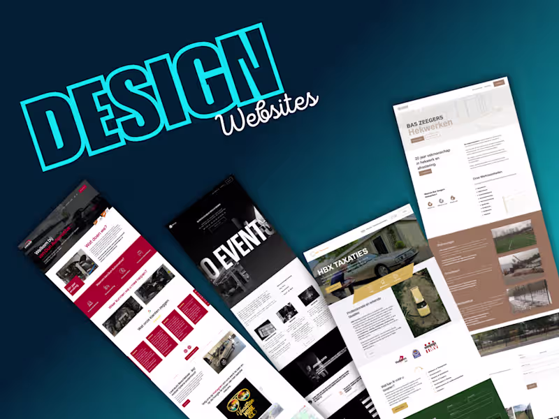 Cover image for Websites design