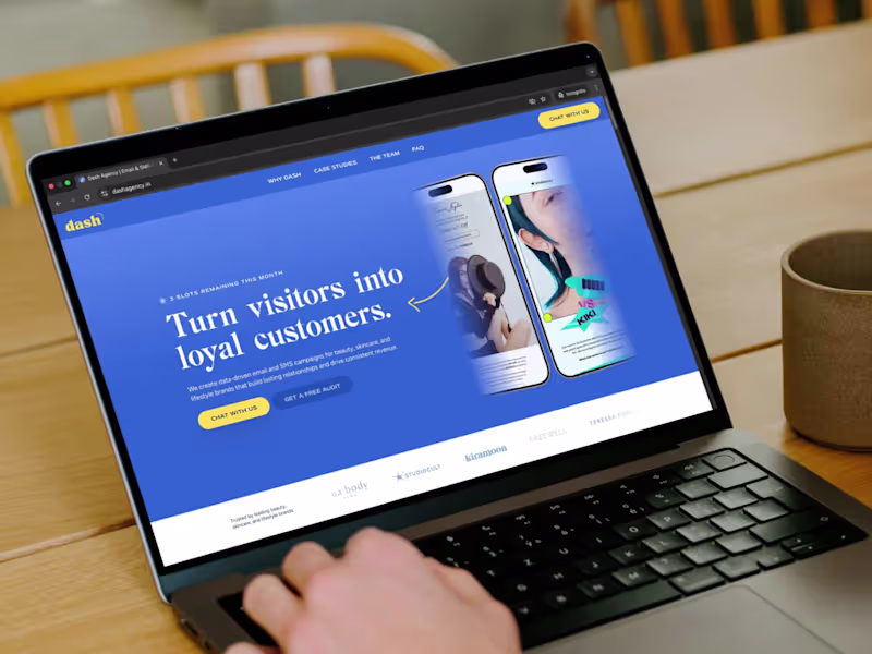 Cover image for Redesigning Dash Agency's Website