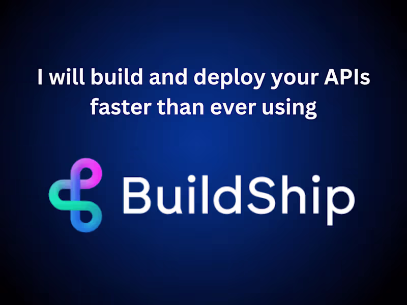 Cover image for I will build and deploy your APIs faster using BuildShip