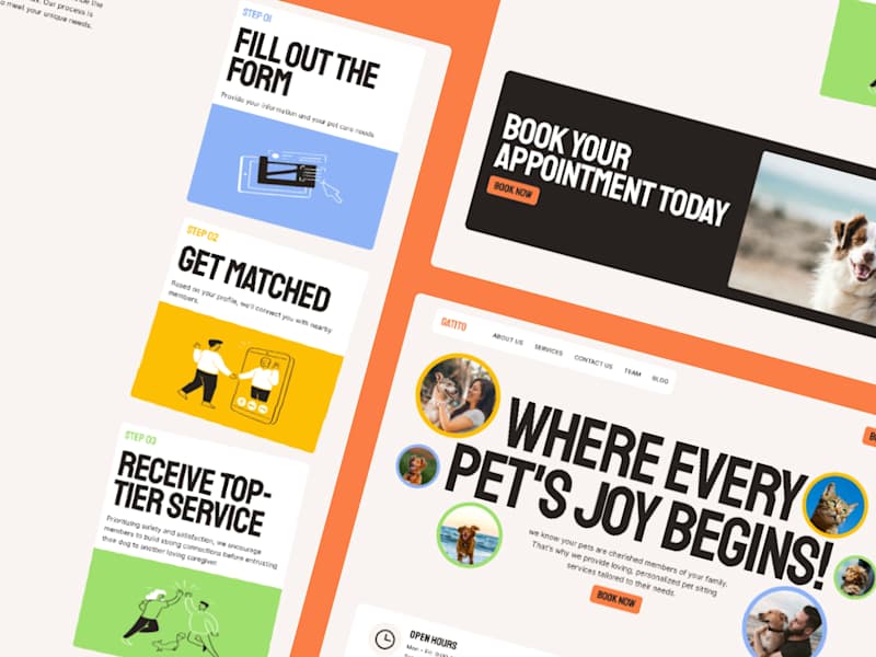 Cover image for Pet Service Website Design & Development With Framer