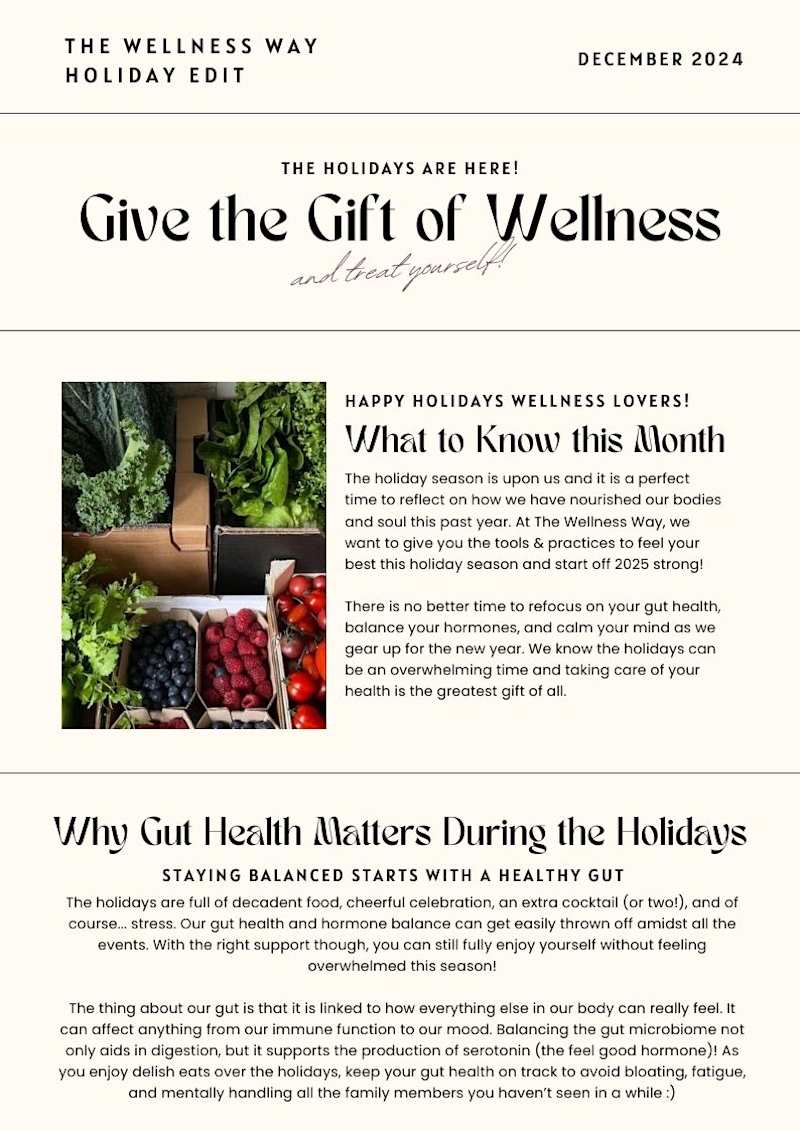 Cover image for Newsletter - Wellness Coach