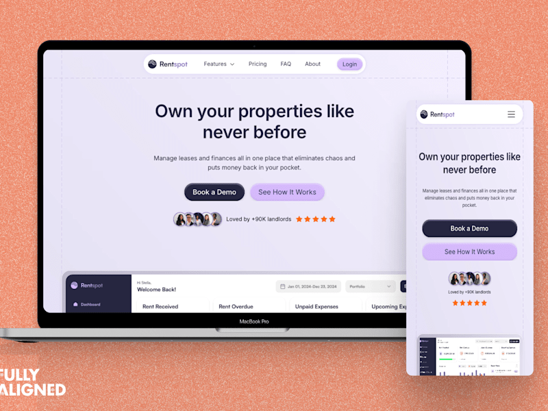 Cover image for Rentspot - B2B SaaS Website