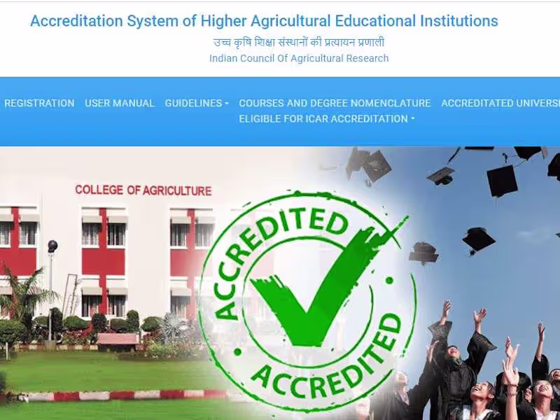 Cover image for Accreditation System of Higher Agricultural Educational 