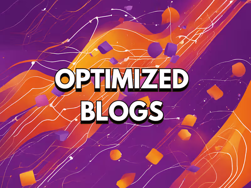 Cover image for Engaging Optimized Blogs