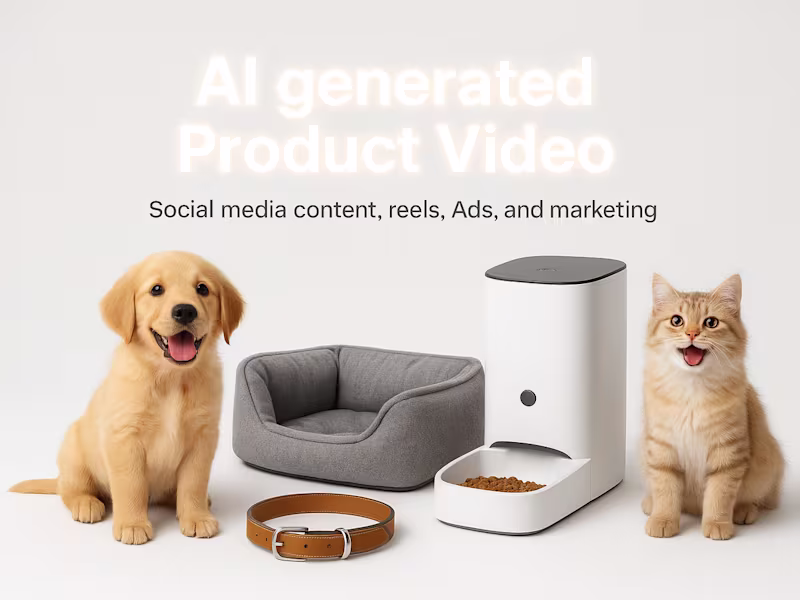 Cover image for will create ai generated product video ad for your social media