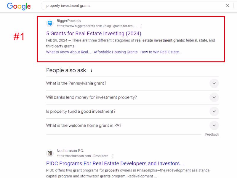 Cover image for 40 position average improvement for targeted keyword rankings.