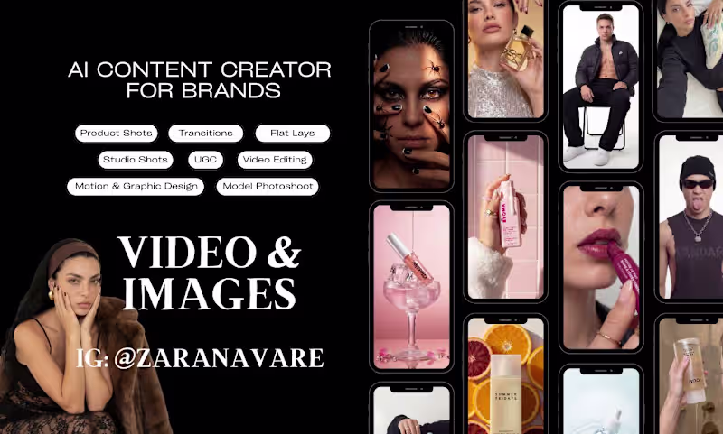 Cover image for AI UGC & Short-Form Brand Content Creation