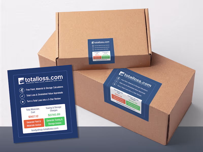 Cover image for Promotional Mailer Sticker Redesign