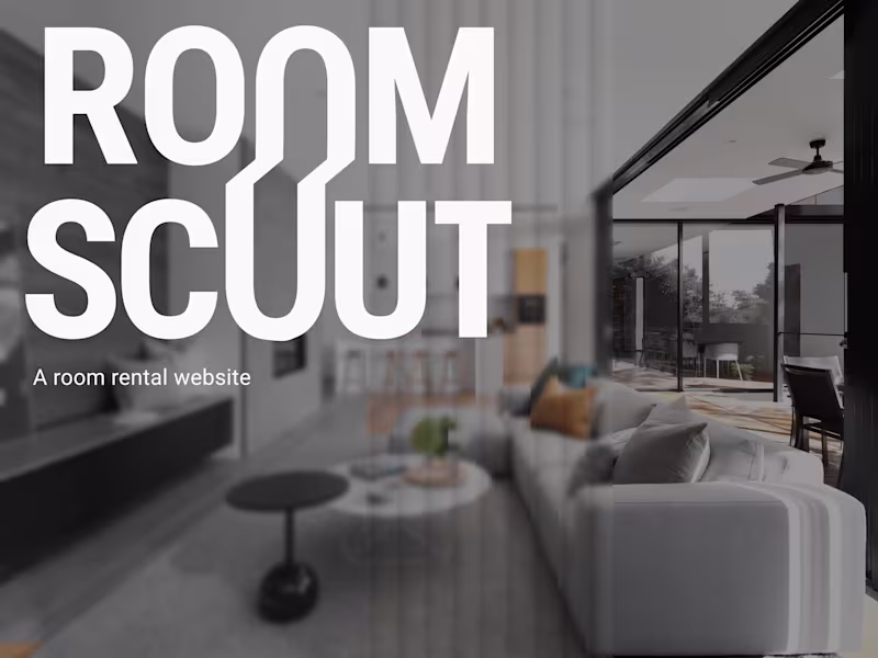 Cover image for Room Scout | Rent Room Website :: Behance