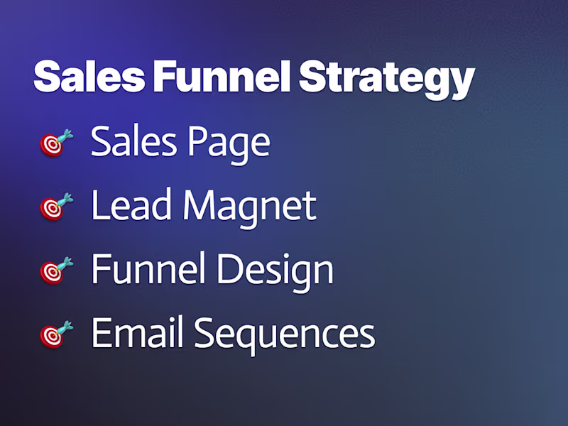 Cover image for Sales Funnel Strategy