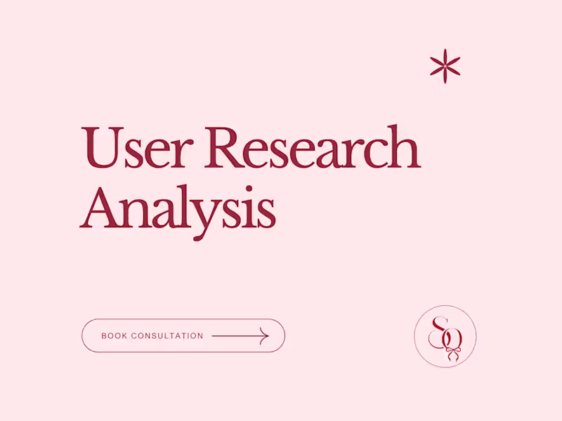 Cover image for User Research Analysis