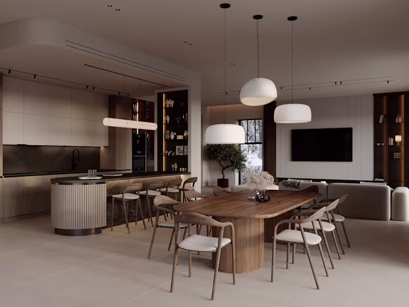 Cover image for 3D visualization of interior design concept