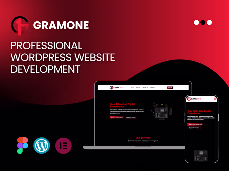 Cover image for Professional WordPress Websites | Fast, Responsive & SEO-Ready